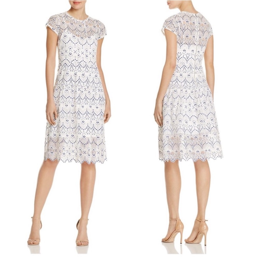 Parker Blue Eyelets Dress